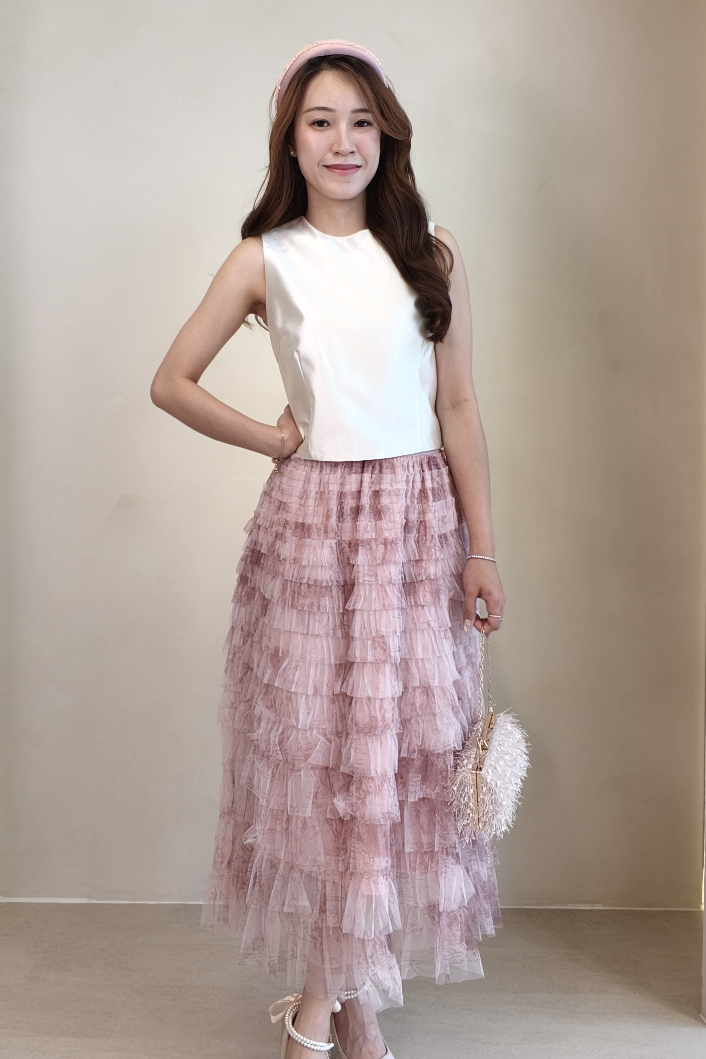 975 Rosalie Layered Tulle Skirt