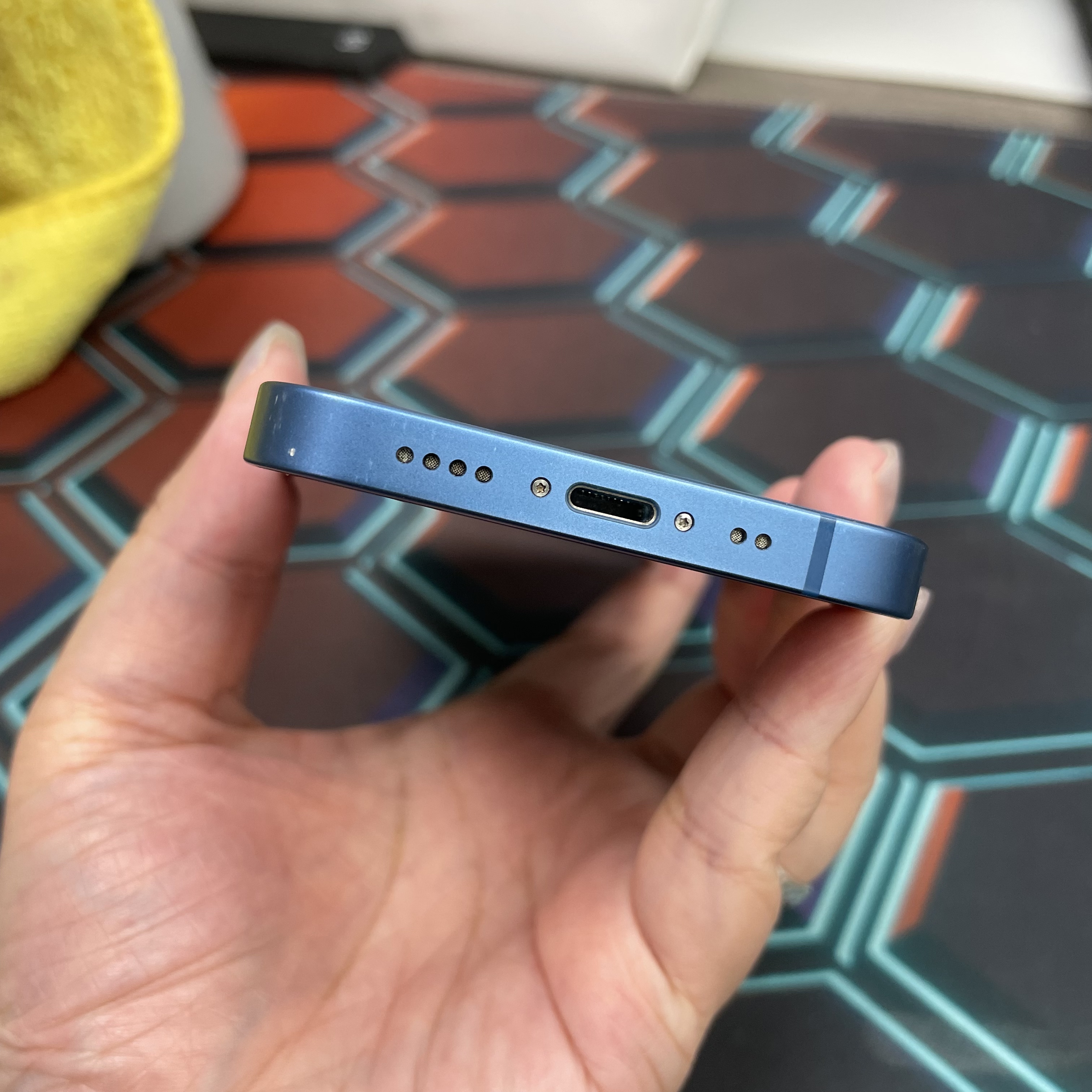 *7341 13 mini 勁靚機 128GB 電100 藍色 blue