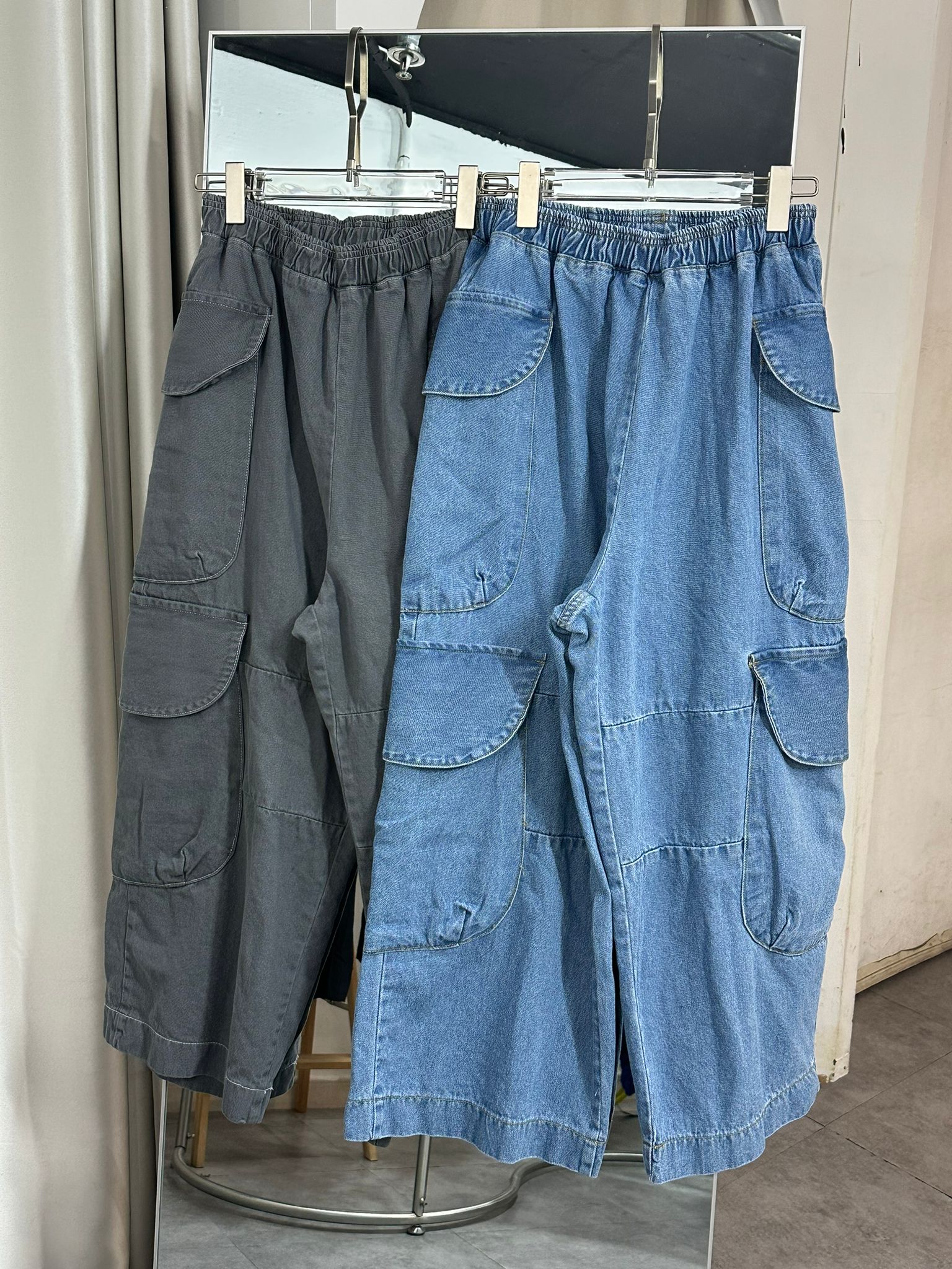 SS2617 寬鬆休閒玩味工裝褲