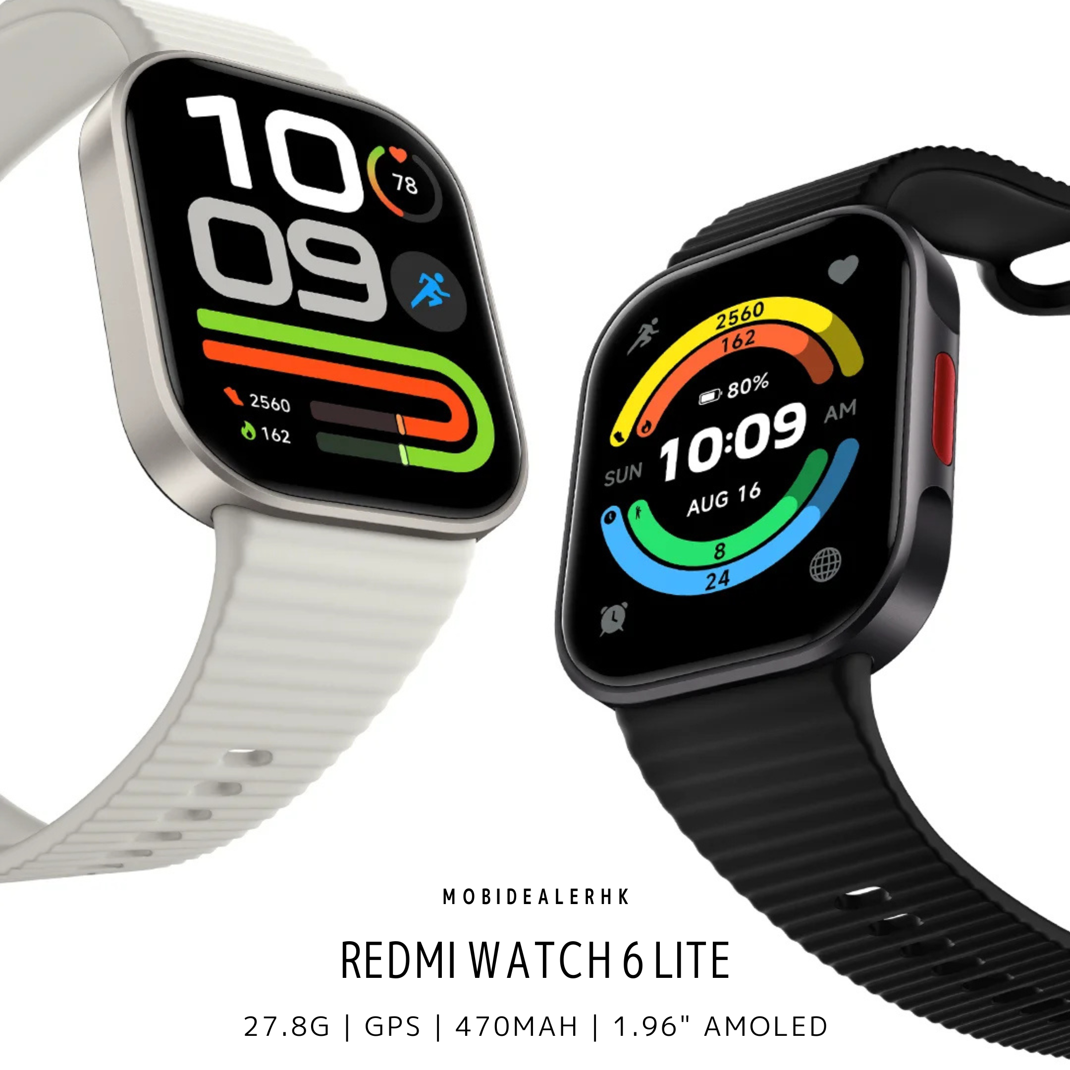 Redmi Watch 6 Lite | 紅米 Watch 6 Lite | 智能手錶 | 1.96" | AMOLED | GPS | 藍牙通話 | 5ATM | 18天續航