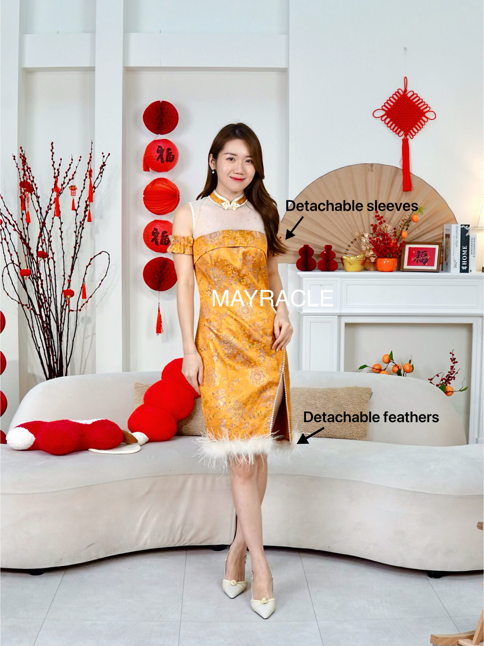 [PRE-ORDER] CNY 2027 Feng (丰) Cheongsam