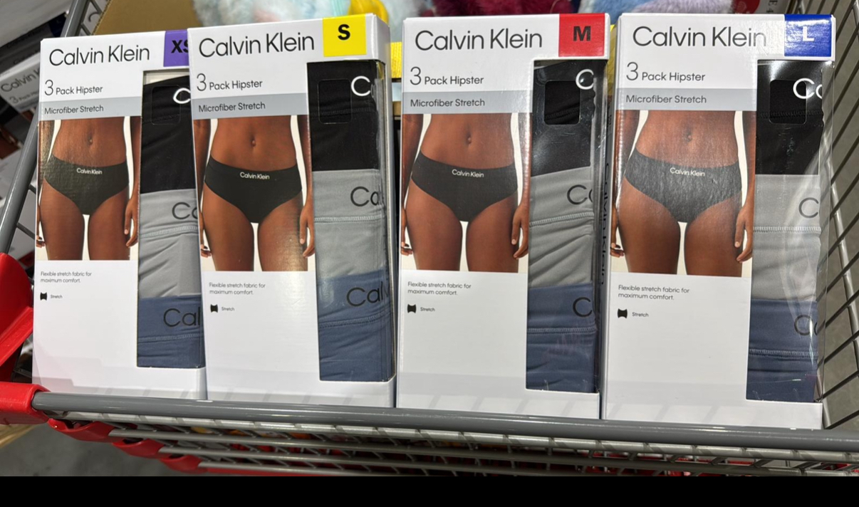 日本直送 本週Costco特價  Calvin Klein 夏季新款女裝內褲三條裝 