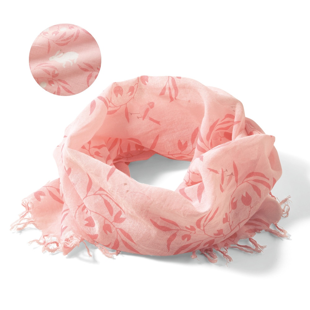 🆕【⭐訂購⭐】🌀 🇯🇵 日本直送 竹久夢二 #日本製 復古圖案 棉紗圍巾［3款選］🌀 [ELCA-0197][260422]