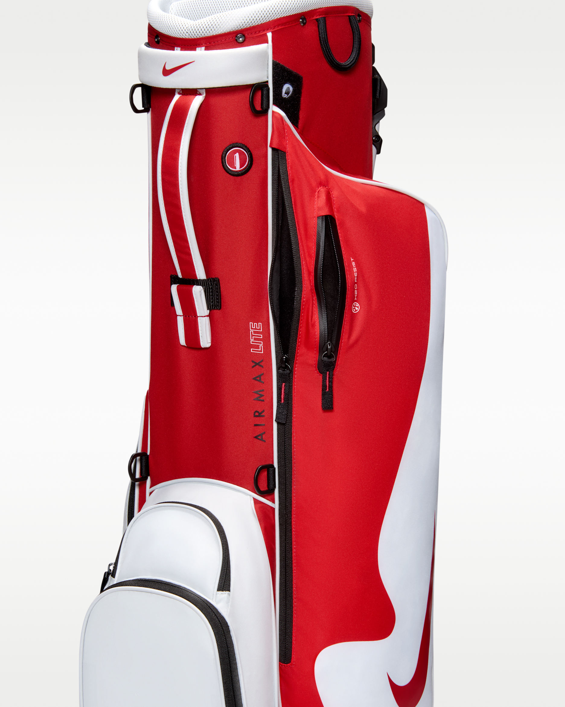 NIKE Air Max Lite 4WAY Stand Bag 4格支架包 - 白紅