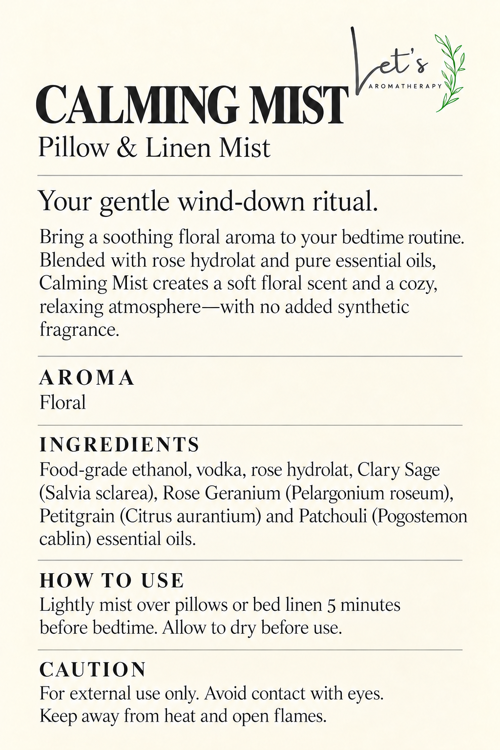 Calming Mist