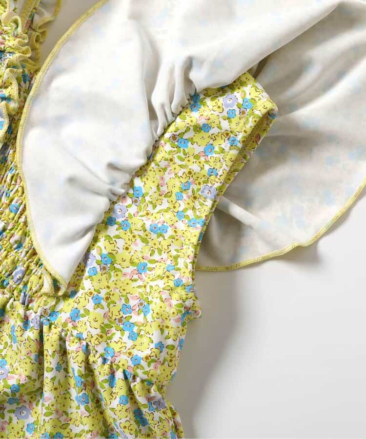 🇯🇵預訂 日本直送🇯🇵Apres les cours六色圖案印花褶皺荷葉邊連身泳衣