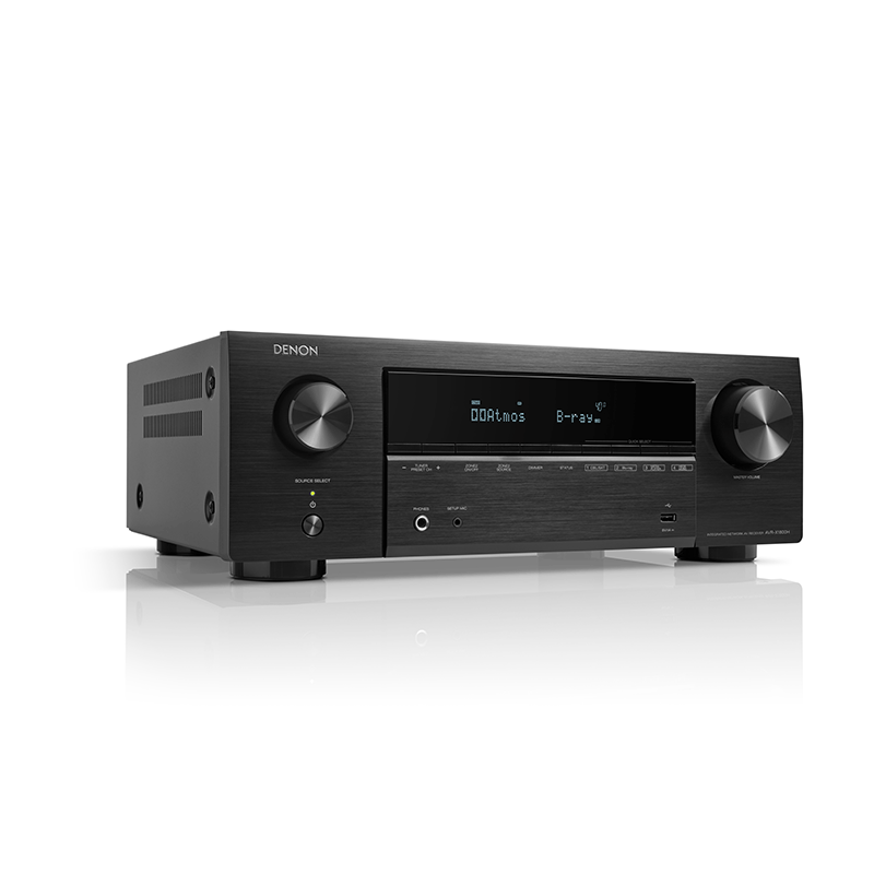 Denon AVR-X1800H 7.2 Ch. 80W 8K Dolby Atmos AV Receiver Powered by HEOS™