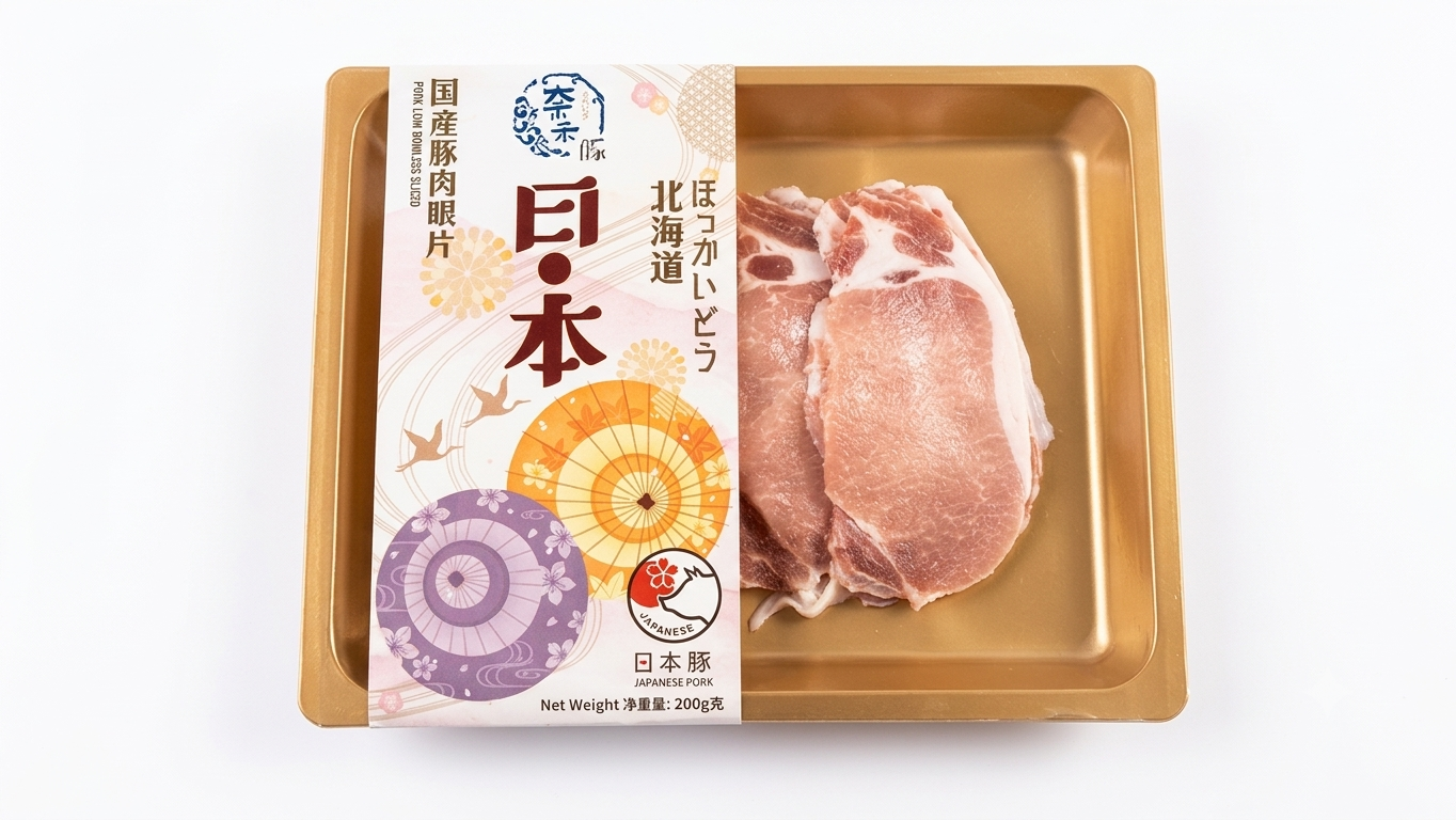北海道 ▪︎奈禾豚 ▪︎ 豚肉眼片 [ 200g ] 無激素/天然無添加