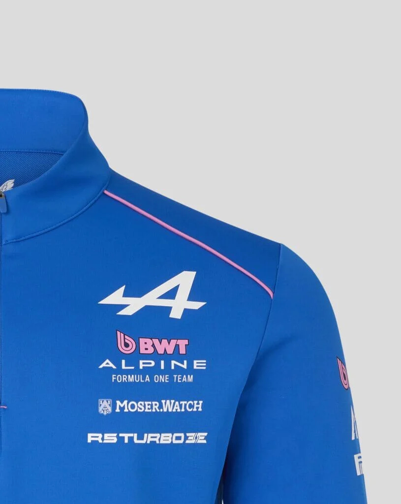 Castore F1 Alpine 車隊 2026 官方拉鍊式保暖衣 TU15420