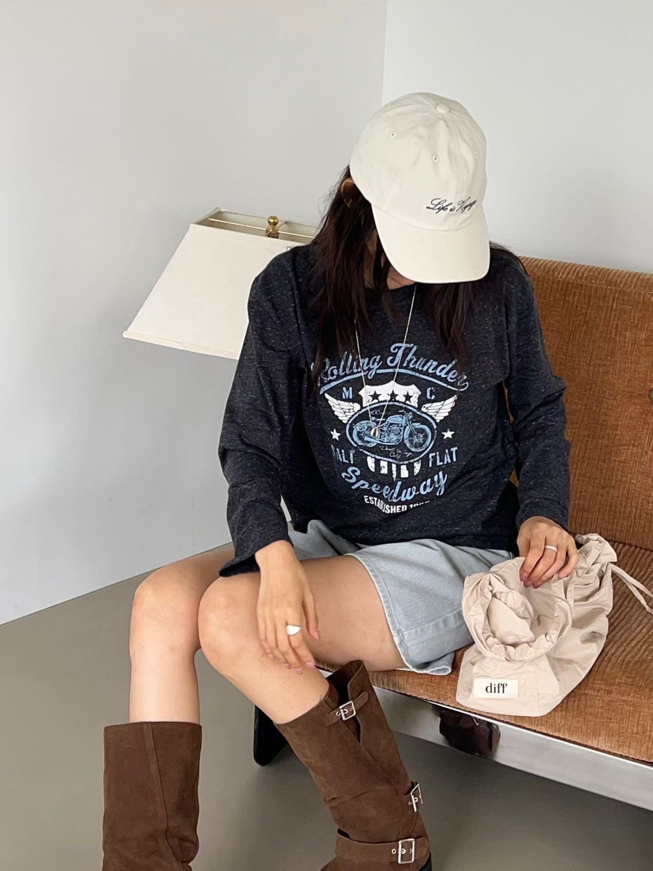 Car printed tee