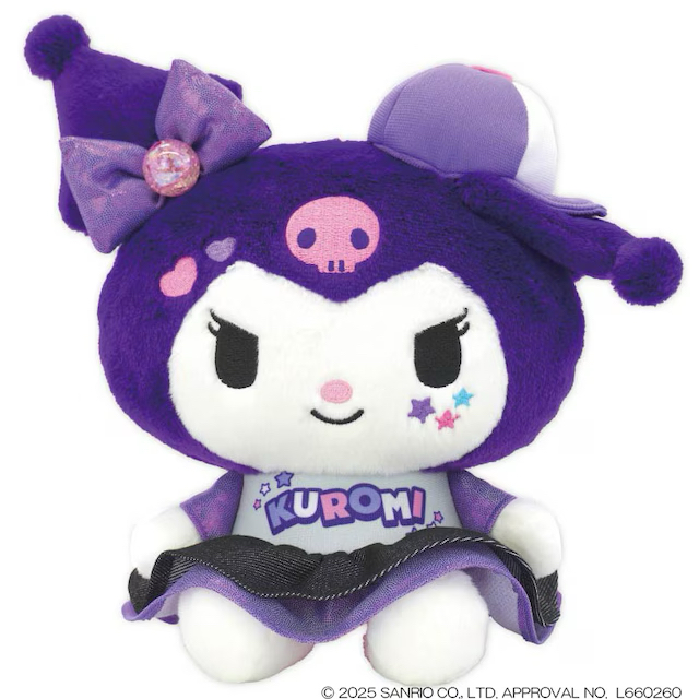 🎀【預訂】Sanrio Y2K 活力 cap帽造型公仔 - Kuromi