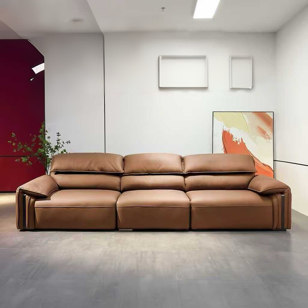 大象耳梳化 意式極簡 Baxter 皮梳化 客廳網紅直排梳化 酒店專用 sofa
