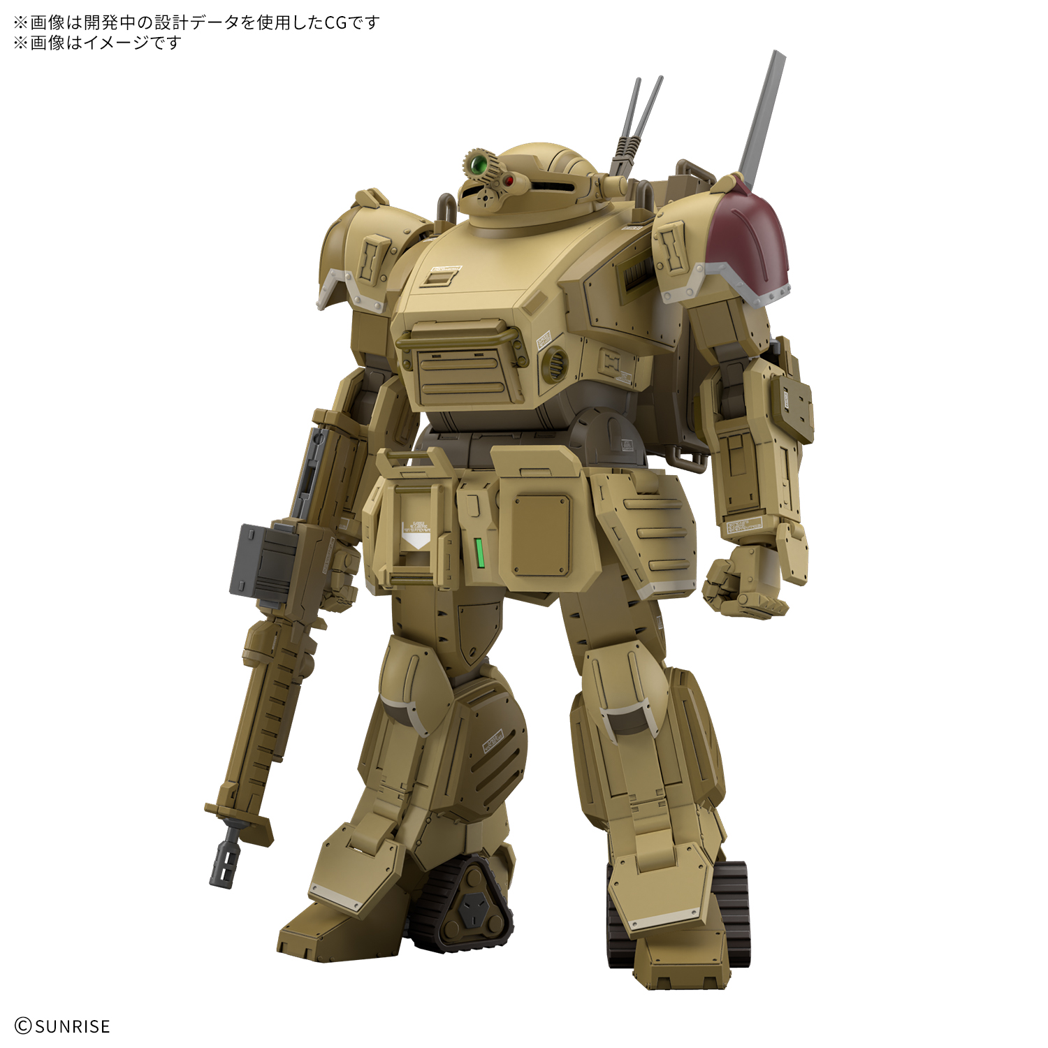 (預訂訂金 $100) (總價 $236) Bandai HG 裝甲騎兵 VOTOMS 眼鏡鬥犬 灰色魔女 [沙漠顏色] 模型 (行版) Armored Trooper Votoms Scopedog The Grey Witch [Desert Color]