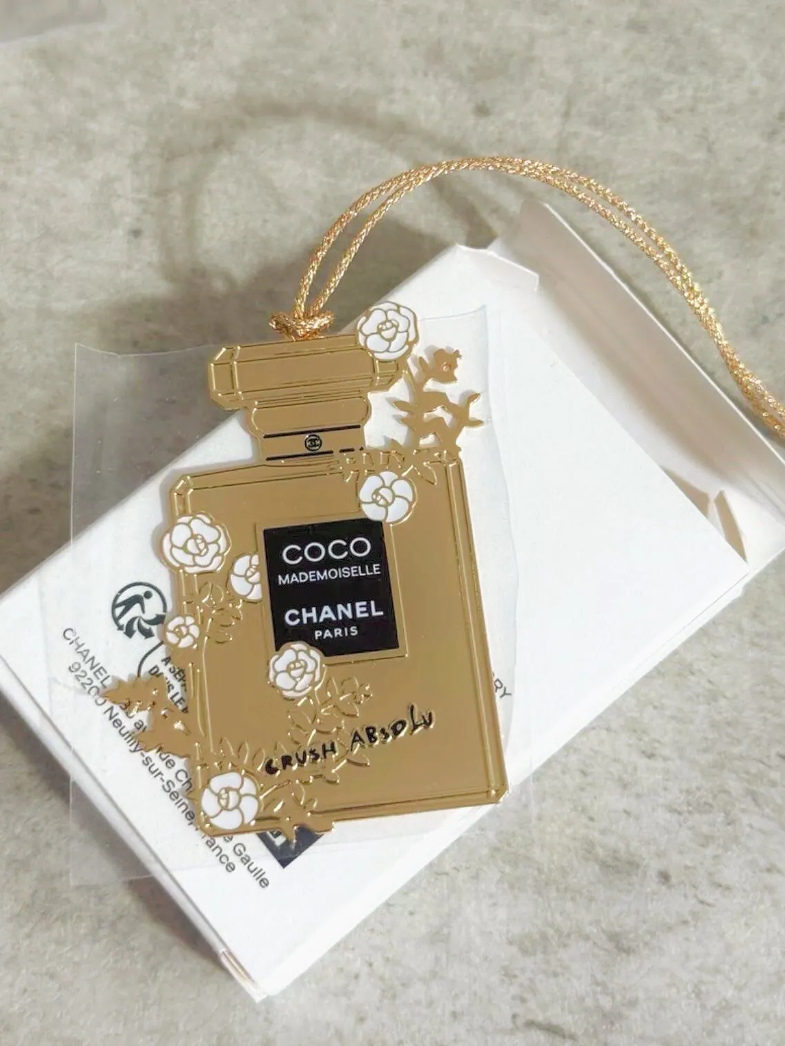 💯Chanel Beauty COCO MADEMOISELLE 香水瓶造型贈品金屬吊飾