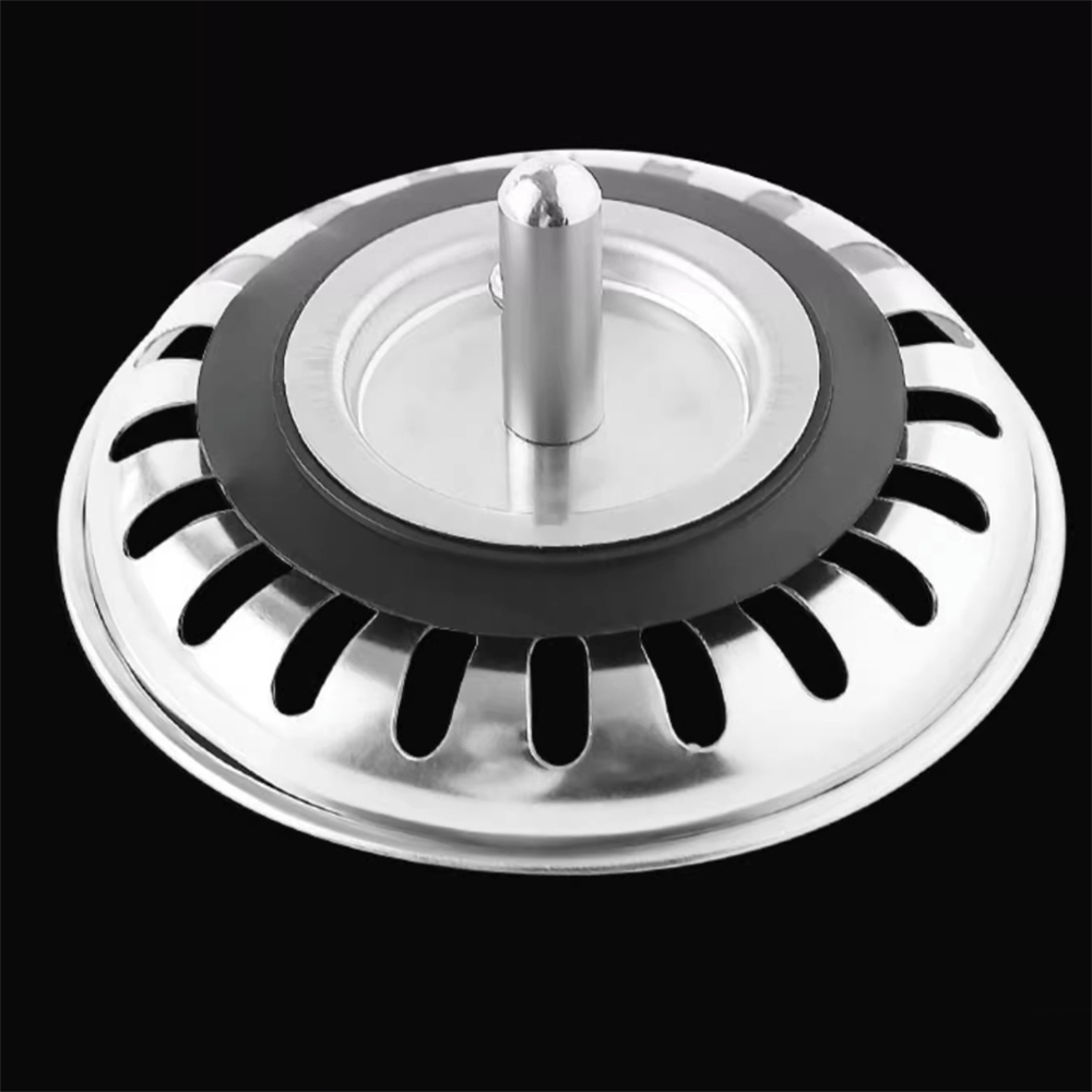 廚房洗碗池水池塞 不鏽鋼升級加厚慮蓋 UA0531