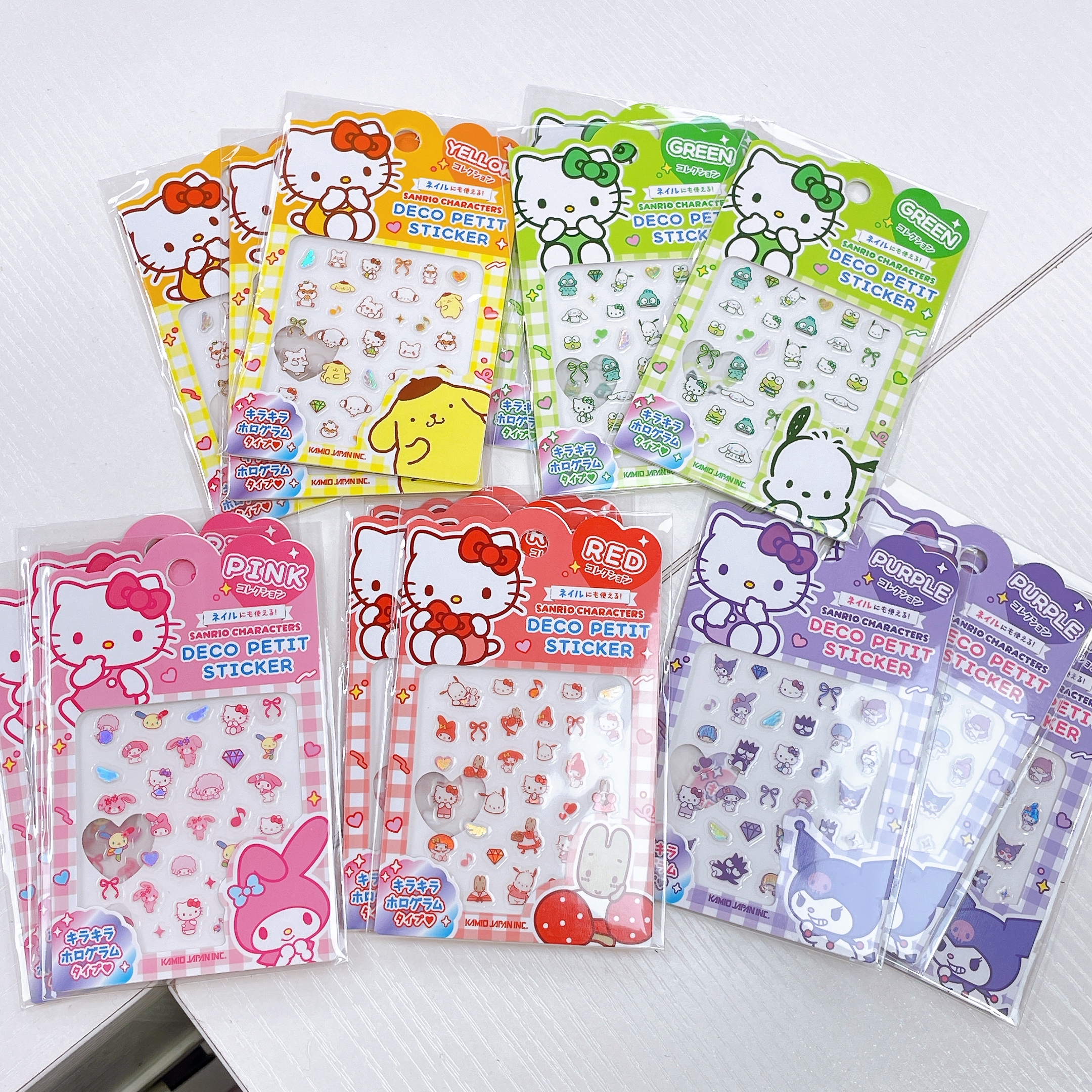 日本直送新款 Hello Kitty Sanrio 指甲貼紙