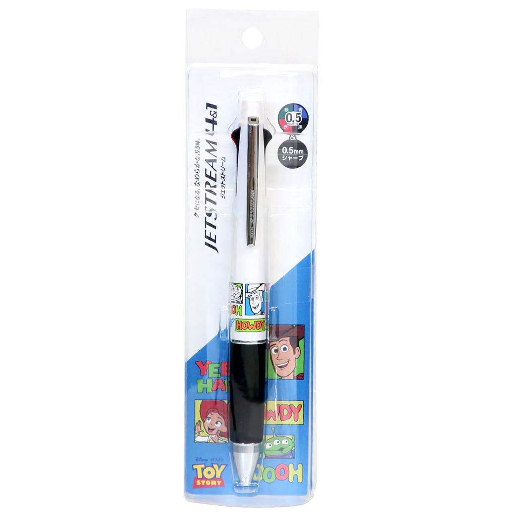 現貨｜Disney Toy Story 日本製 uni Jetstream 4&1 多功能 5用筆 0.5mm 4色原子筆 + 0.5mm 鉛芯筆 (308051)