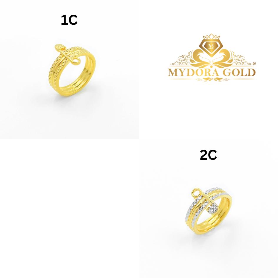 MYDORA Cincin Fesyen Safety Pin (5G) l EMAS 916/22K
