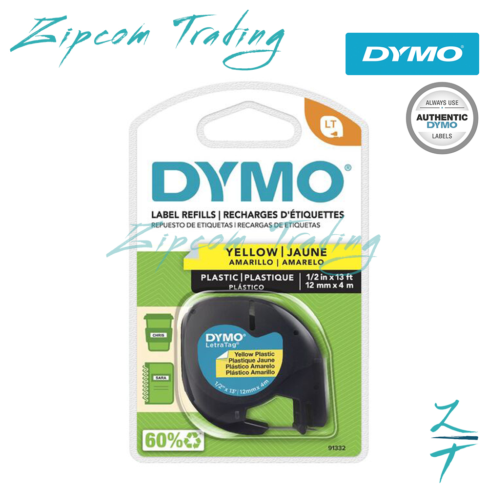 DYMO Letratag Label Maker Tape (12 mm x 4 m )