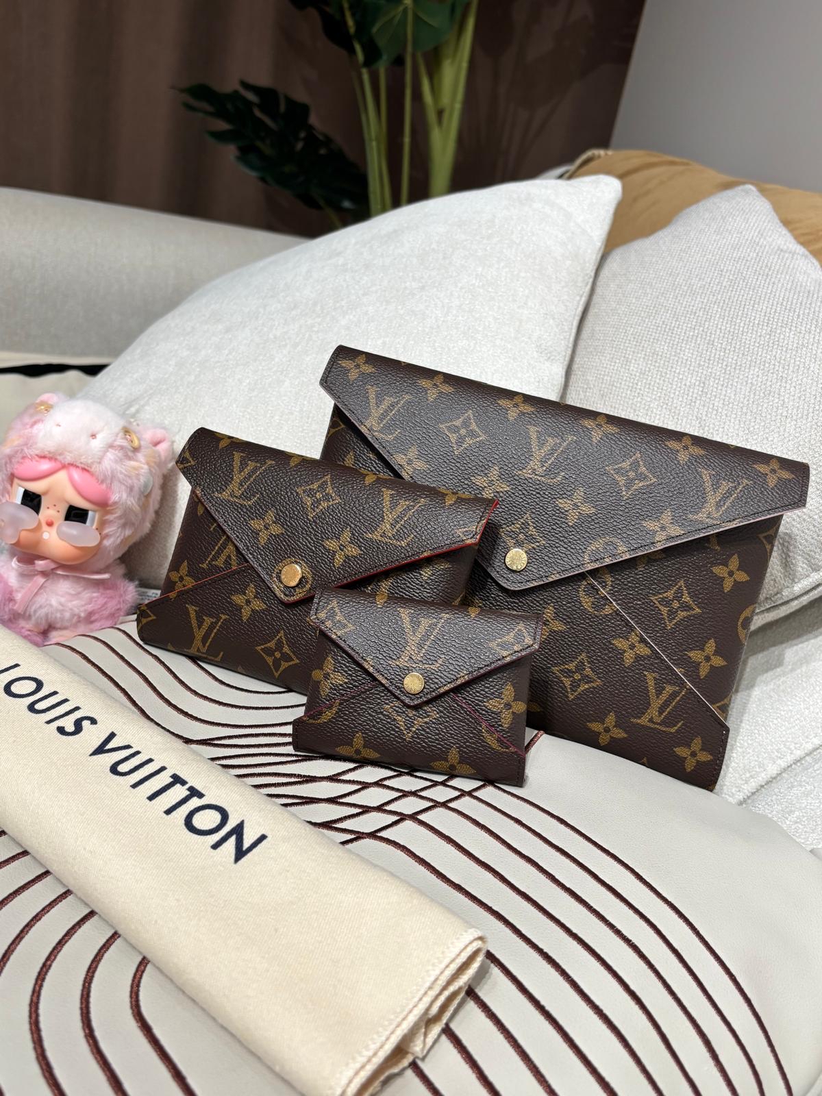 全新 Lv Kirigami Pochette M62034  1 set 包括3個monogram pouch 😍 100%Authentic, Brand New全新 ✅dust bag ✅Box