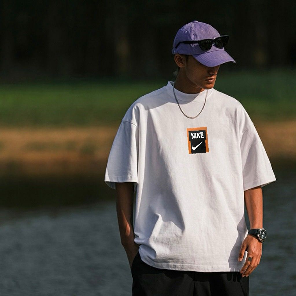 2包選擇/$220件。 NIKE夏季專櫃限定新款美式簡約風純棉圓領短袖T恤