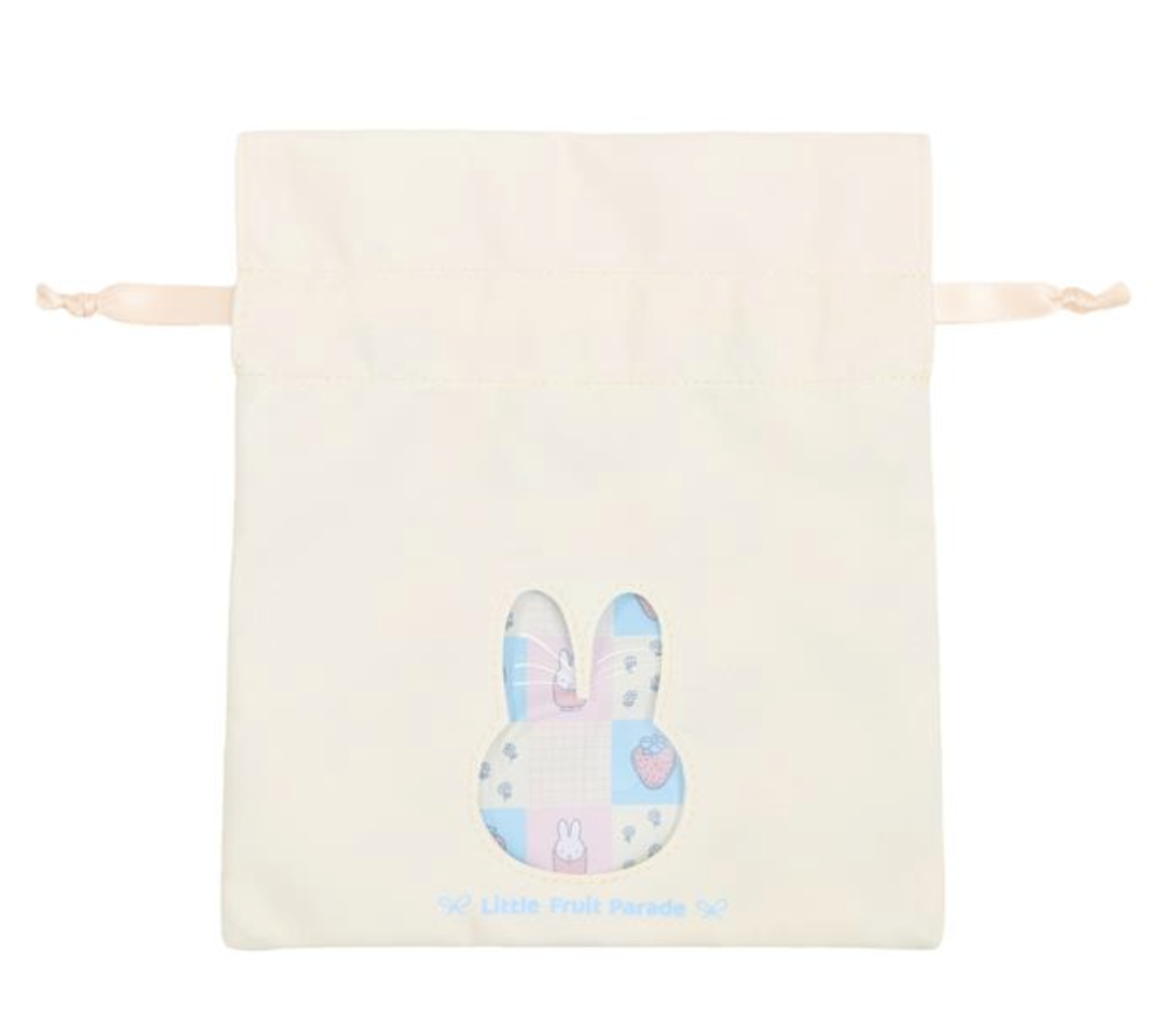 🐰Pre Order  - miffy 聯乘限定 Little Fruit Parade 索繩袋 / 透明 zipper Pouch  ( 📦 大約 5月中到貨, 若遇到缺貨或其它因素貨期會延遲 ）