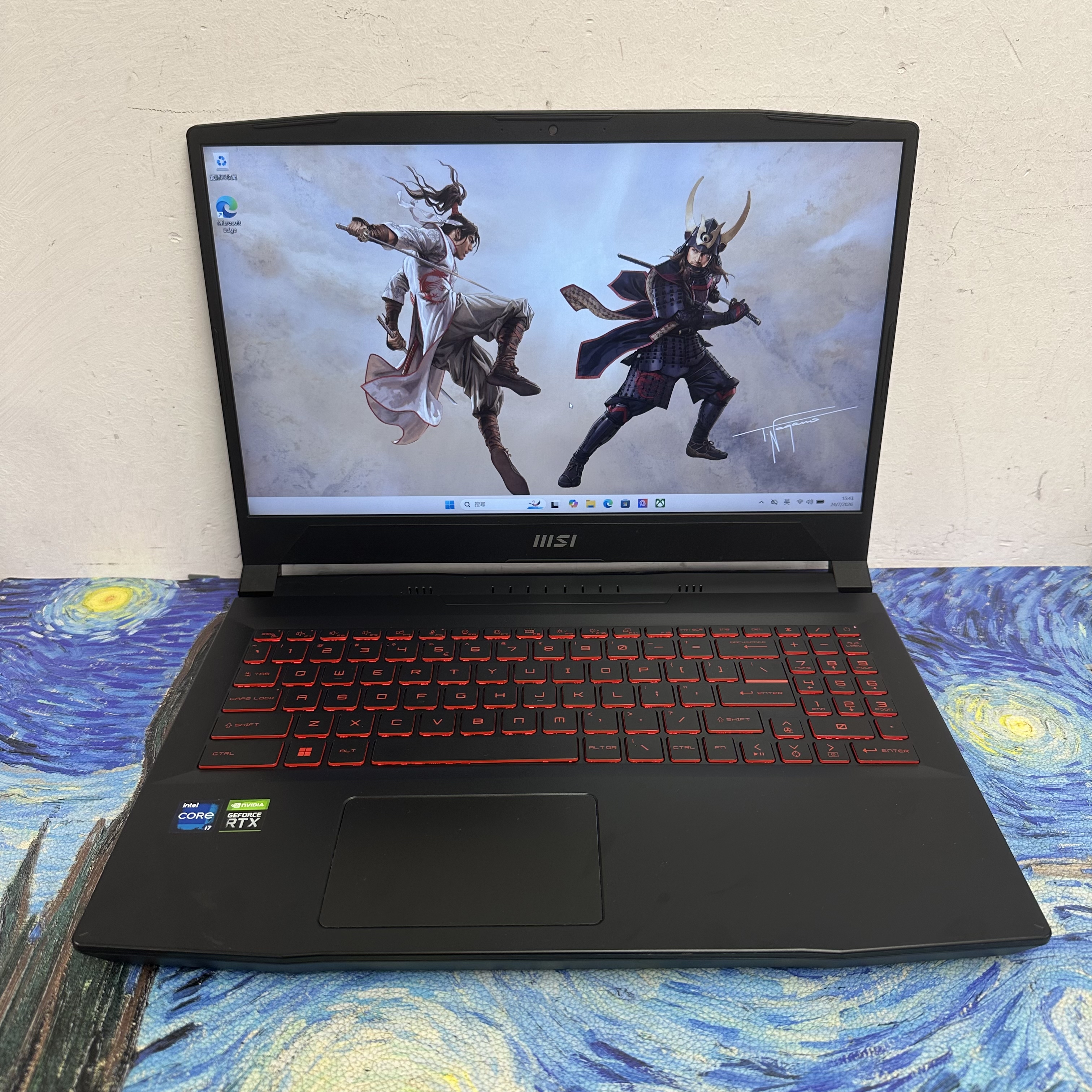 #6042 MSI  i7-11800H/8,16,32GB Ram/256,512GB,1TB SSD/15.6吋Mon/144Hz 高刷/紅色背光Keyboard/RTX 3060獨立顯示卡/ Gaming Laptop / Notebook / PC / Office / Work / gaming notebook / Netflix / Movie / Windows / win 11