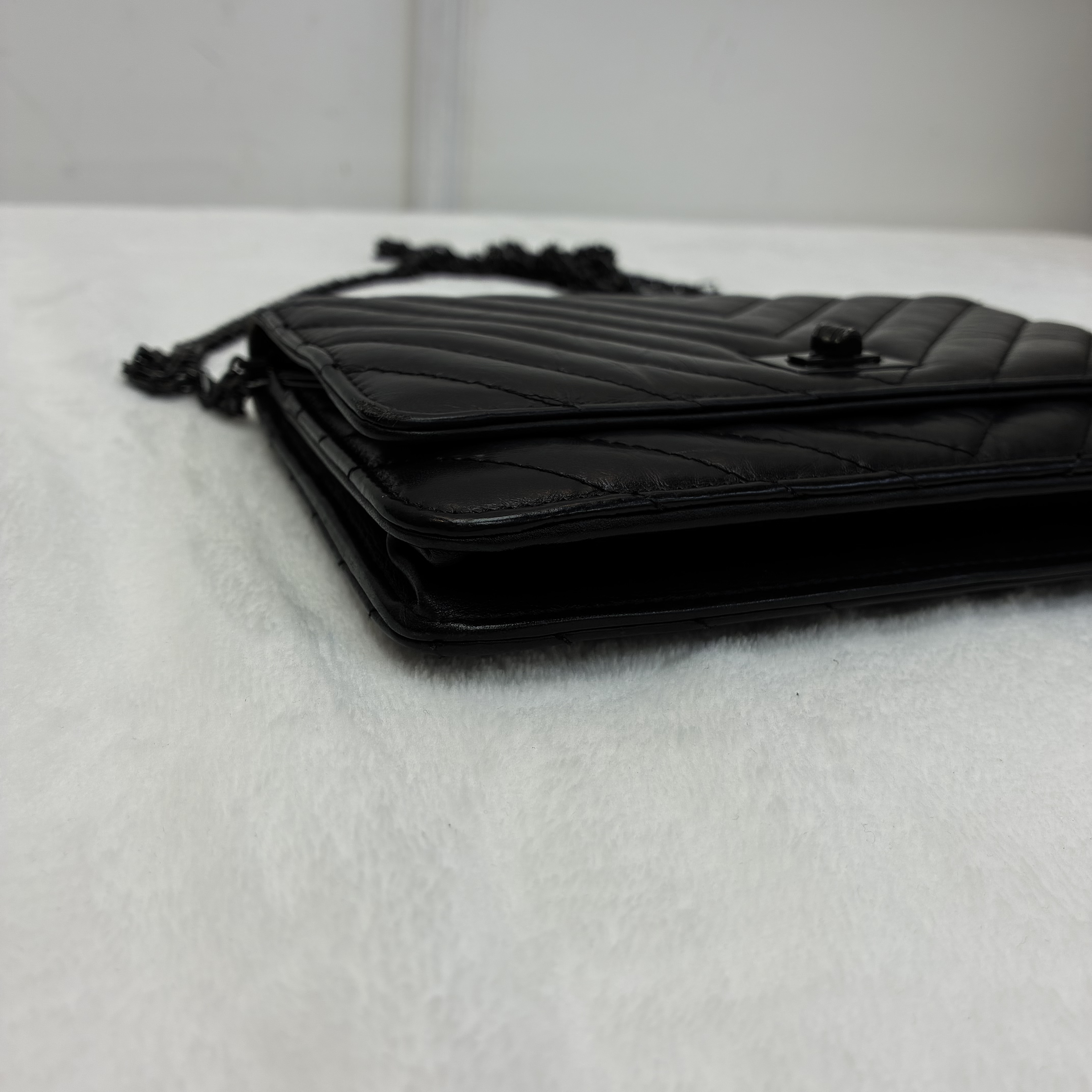 Chanel 2.55 WOC so black V紋