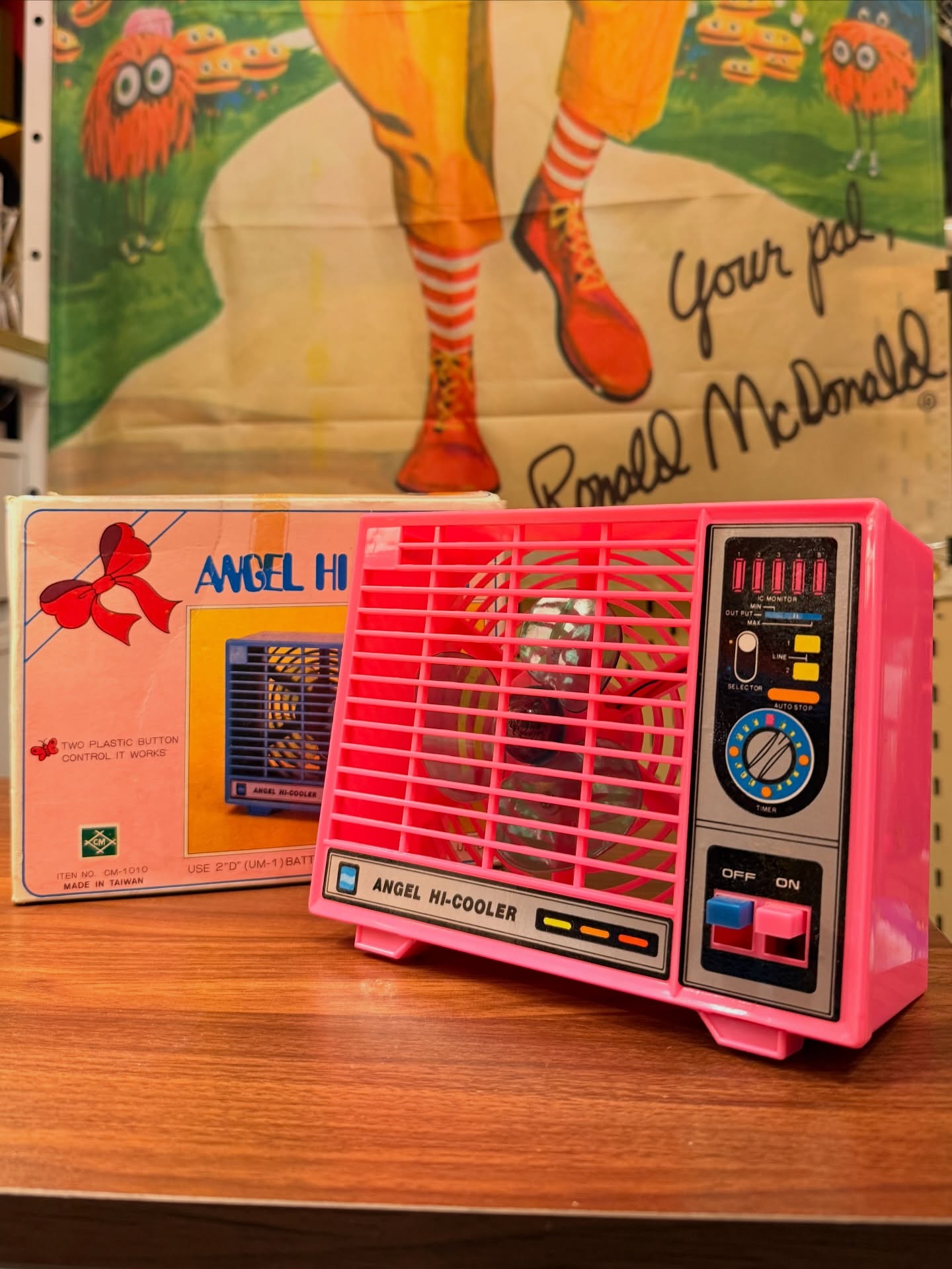 【昭和年代】 Angel Hi-Cooler 電池式玩具扇風機