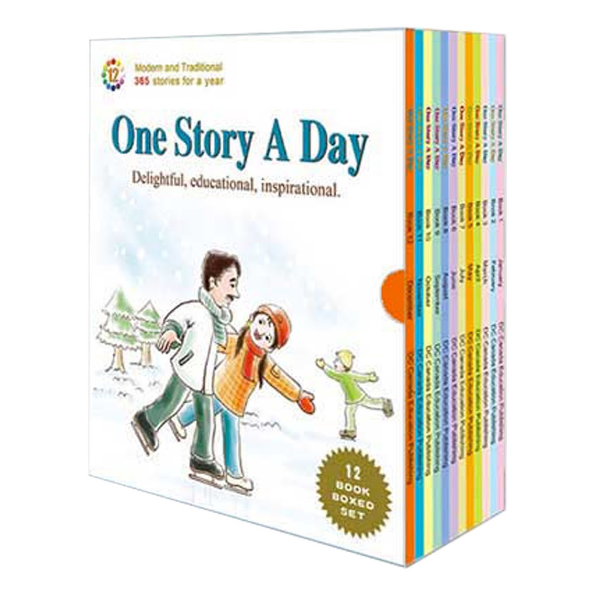 One Story A Day 初中版 Delightful Educational Inspirational 英語天天故事｜12 books｜點讀版