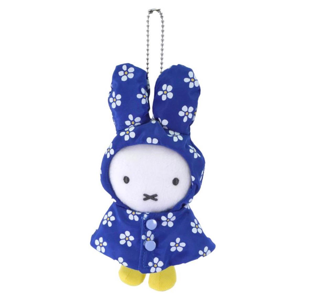 ✨商品代購服務需補運費✨miffystyle限定 雨天斗篷Miffy公仔吊飾 (雨の日ミッフィーマスコット)