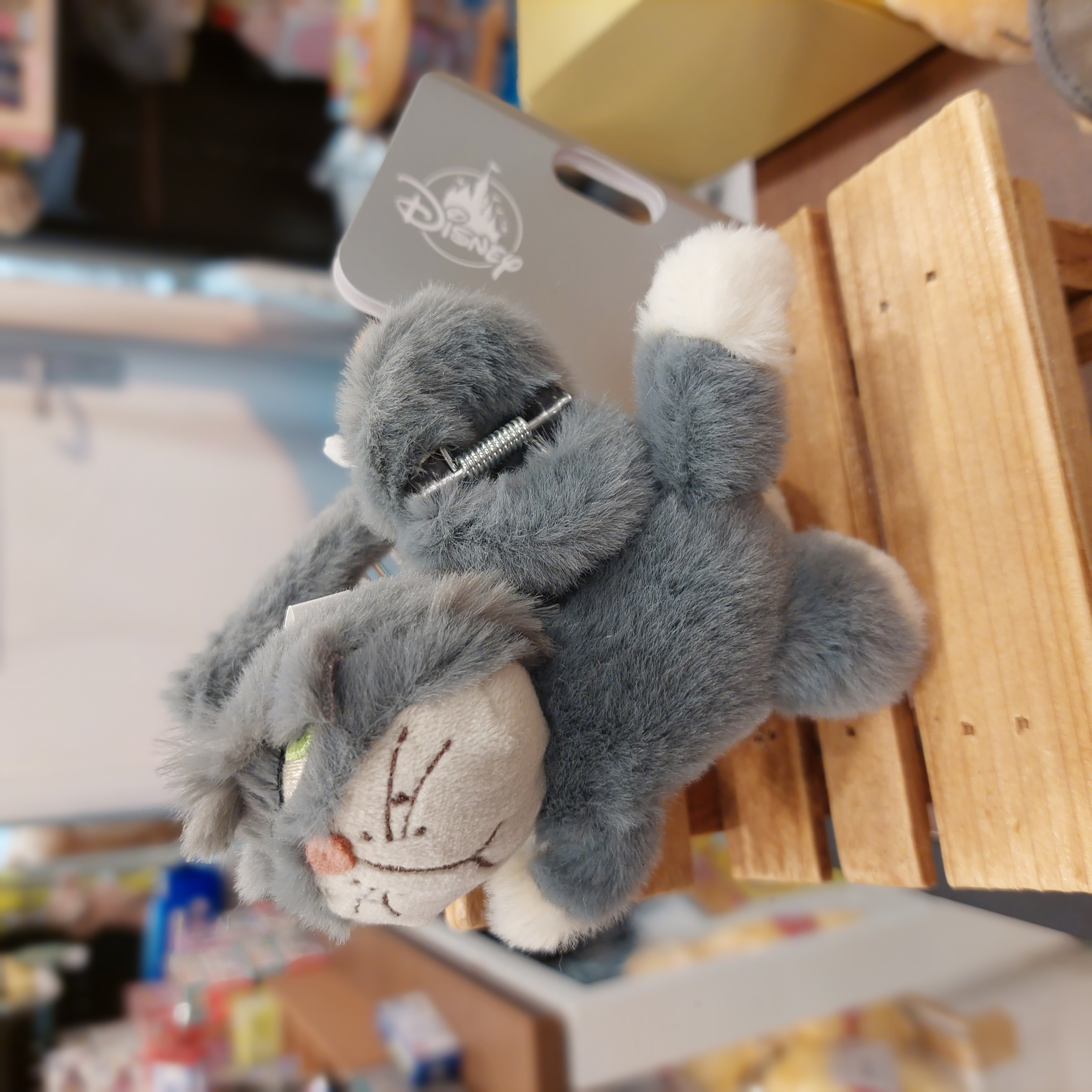 原裝日本 Disney Lucifer 露西法 鯊魚夾 髮夾 頭飾