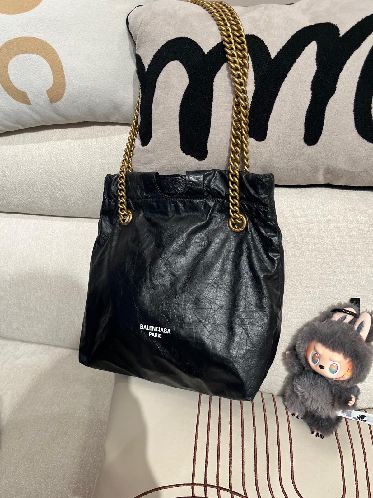 Balenciaga crush Small 造舊牛皮 100%Authentic, 98%New ✅Dust bag