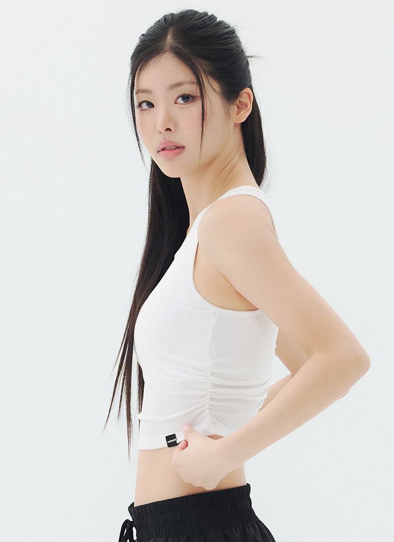 預購_Modal Shirred Sleeveless Top by Lux wear