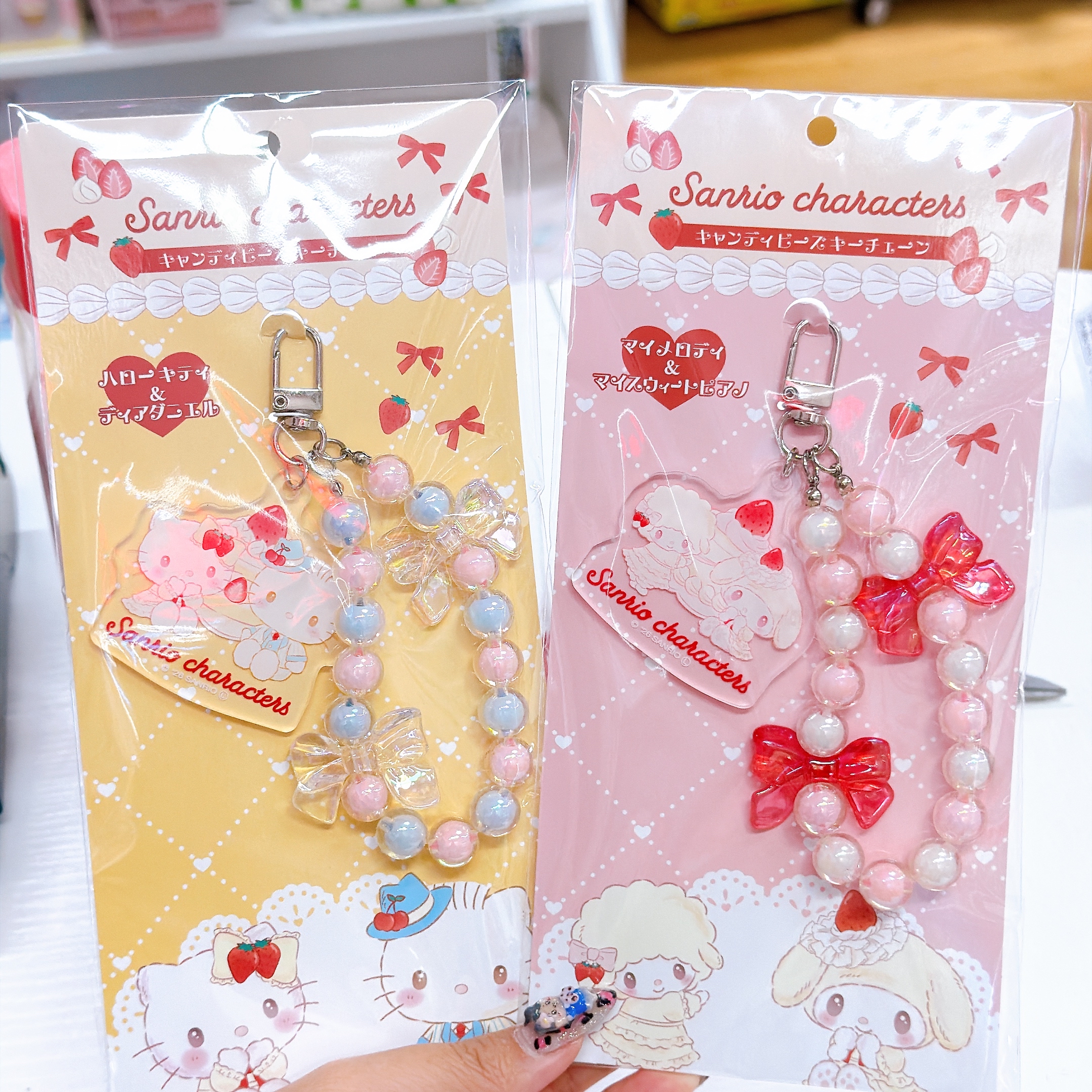 日本直送sanrio蛋糕系列電話繩