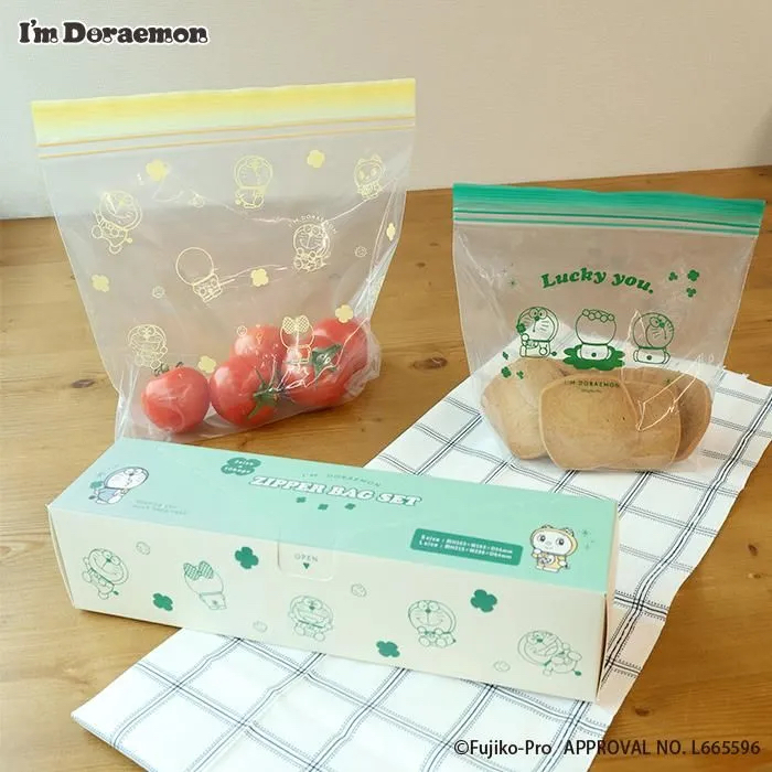 [訂購] 多啦A夢保鮮袋 密實袋 食物袋 Doraemon廚具 生活家品｜四葉草系列