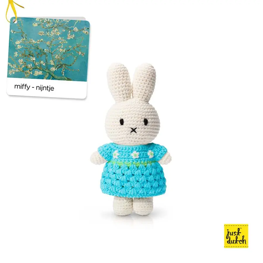 📦訂購 台灣代購 荷蘭 Just Dutch 手工編織 米菲 Miffy 盛開的杏花洋裝 公仔