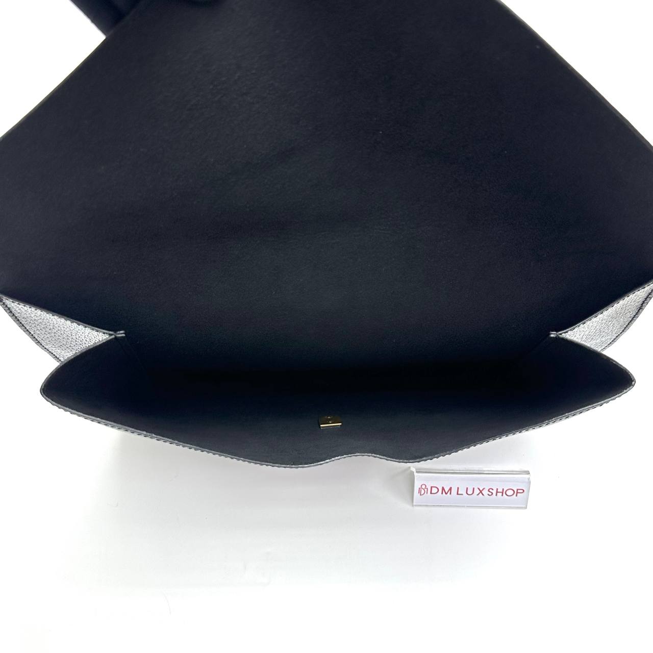 Gucci Black Bee Star Portfolio Clutch