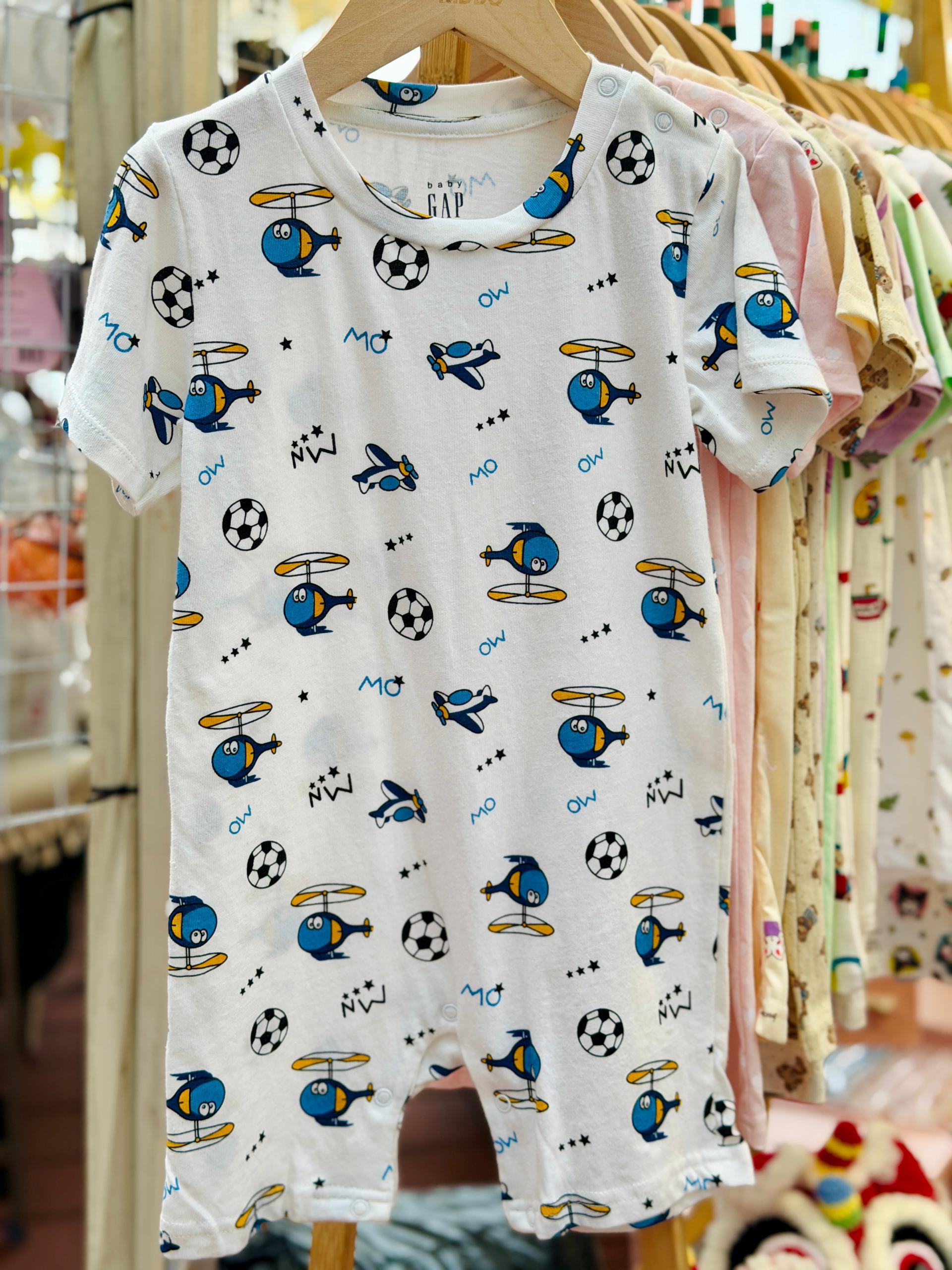 Baby GAP Helicopter & Airplane Print Romper