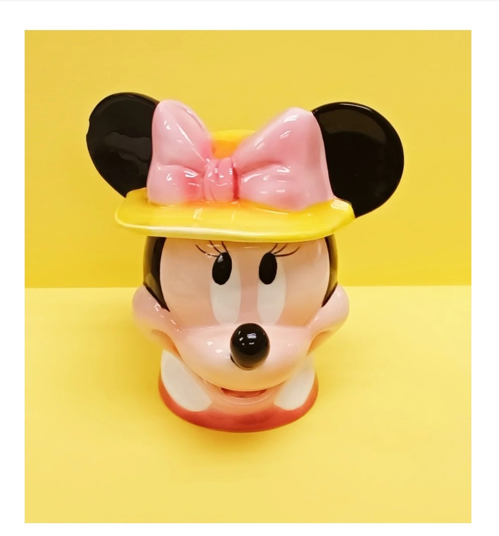 COVERED BOX 有蓋收纳瓷器 Minnie Mouse   (KD-104)