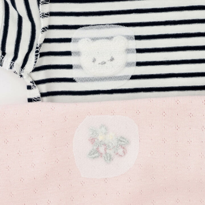 🇯🇵預訂 日本直送🇯🇵Petit Main六色印花通花短袖包屁衣