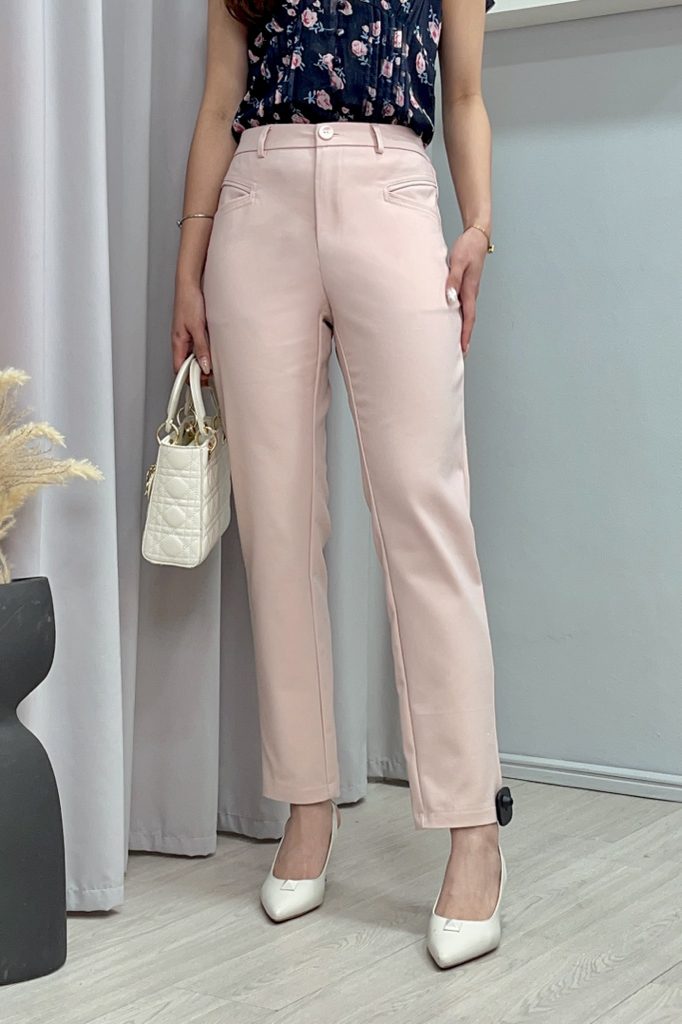 4553 Blush Tailored Long Pants