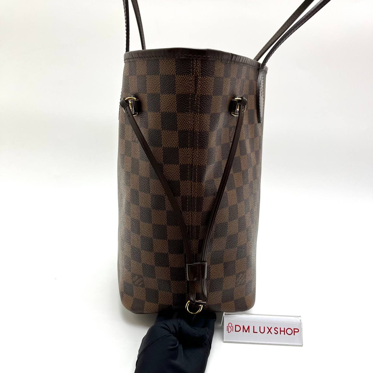 LV Damier Ebene Neverfull MM