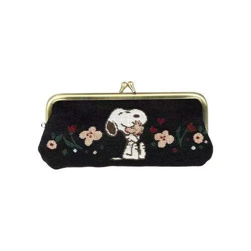 日本直送｜Gobelin 織錦刺繡扣式眼鏡盒筆袋 - 姆明 & Snoopy 