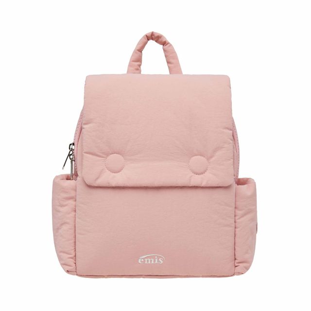 【EMIS】 NYLON PADDED BACKPACK /追跡付 NYLON PADDED BACKPACK-BLACK - EMIS