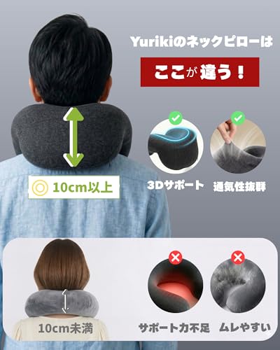 Yuriki輕便充氣頸枕（附收納盒+氣泵2合1設計）