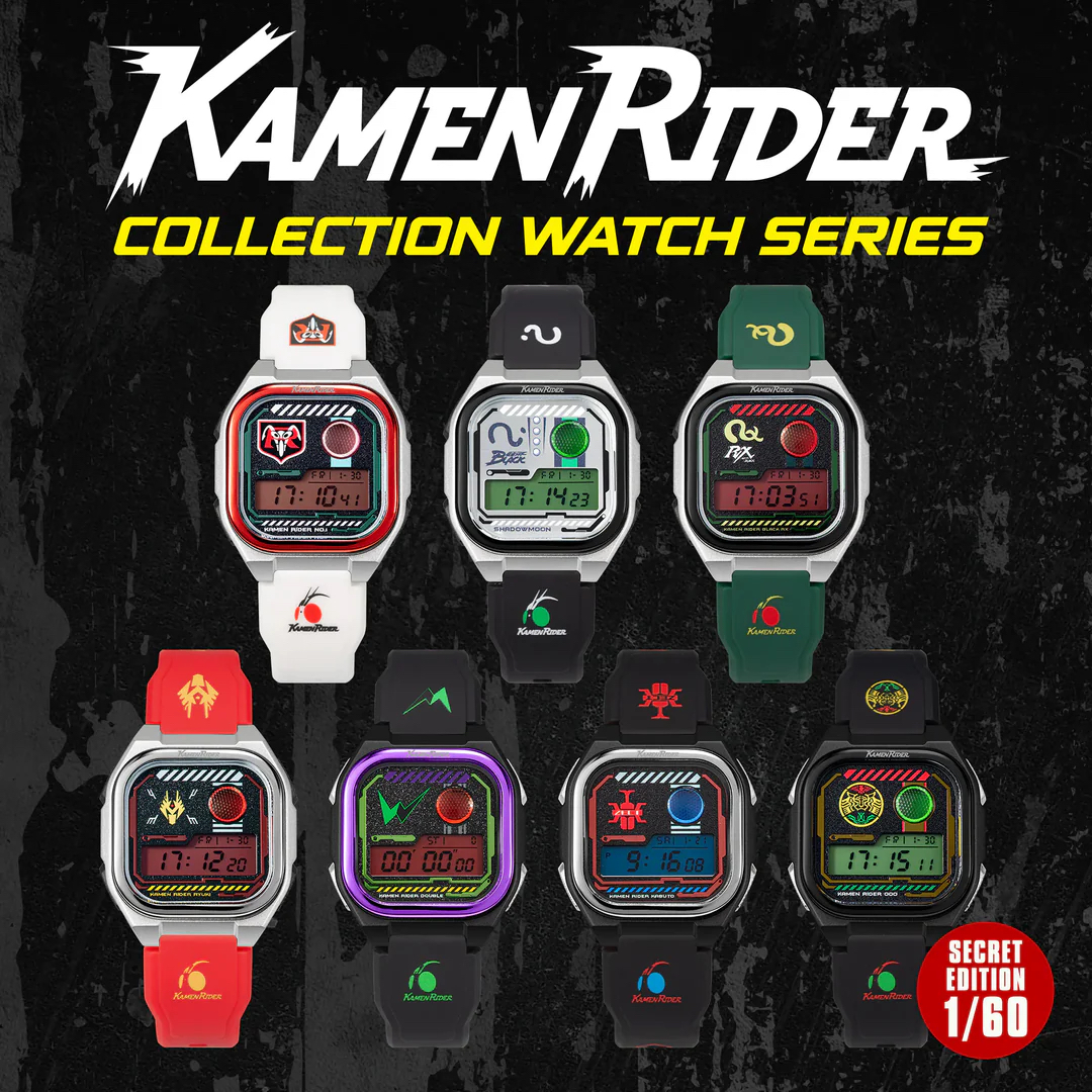 🧲預訂26年4月：幪面超人 Kamen Rider Collection Watch Series 2 盲盒 手錶（原盒6盒）