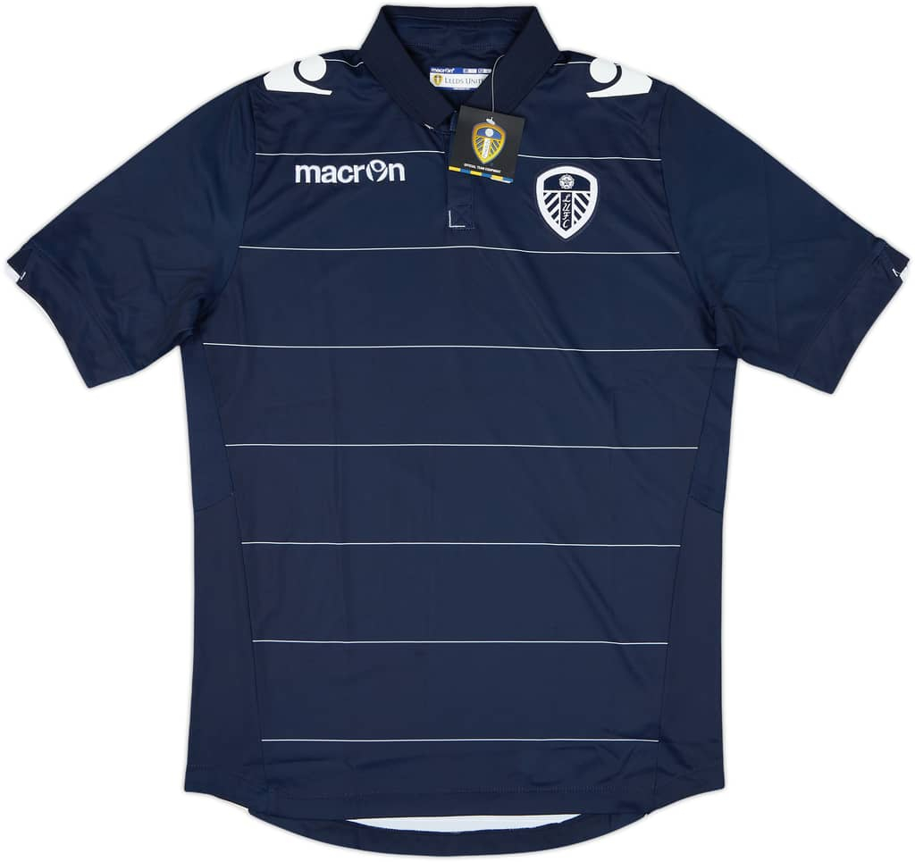 #現貨 Macron Leeds United 列斯聯 2014-15 球員版Body Fit 作客球衣 50550356