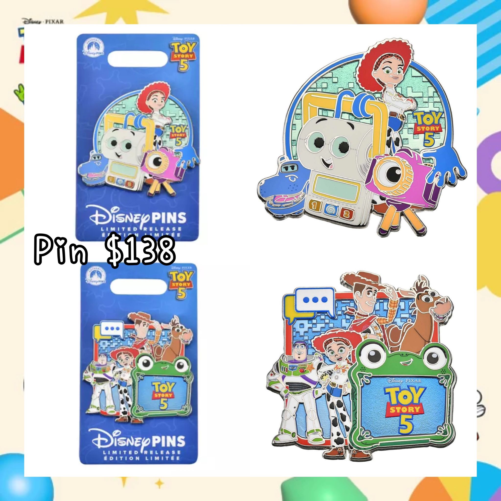 ：日本：TOY STORY 5 30/6 日本發賣 PIN
