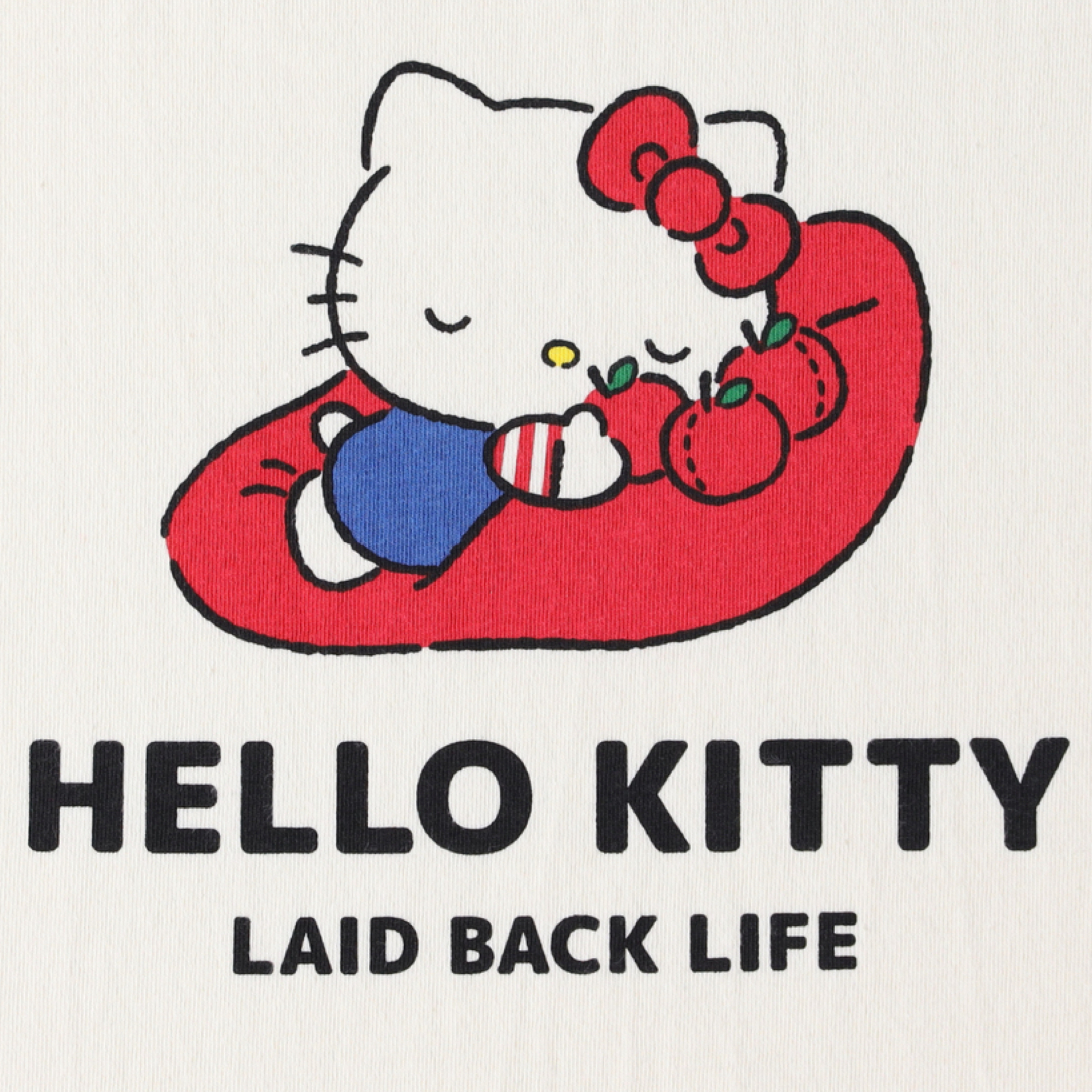 日本預訂📍日本Sanrio x Right On得意訓覺樣系列 - Hello Kitty短袖Tee (大人Size)
